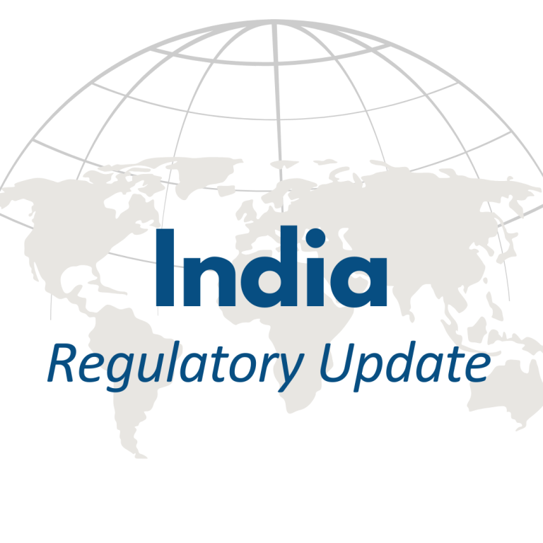 India regulatory update