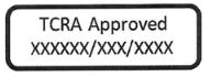 TRCA Approval Label