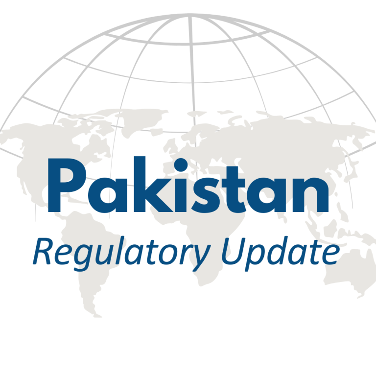 Pakistan regulatory update