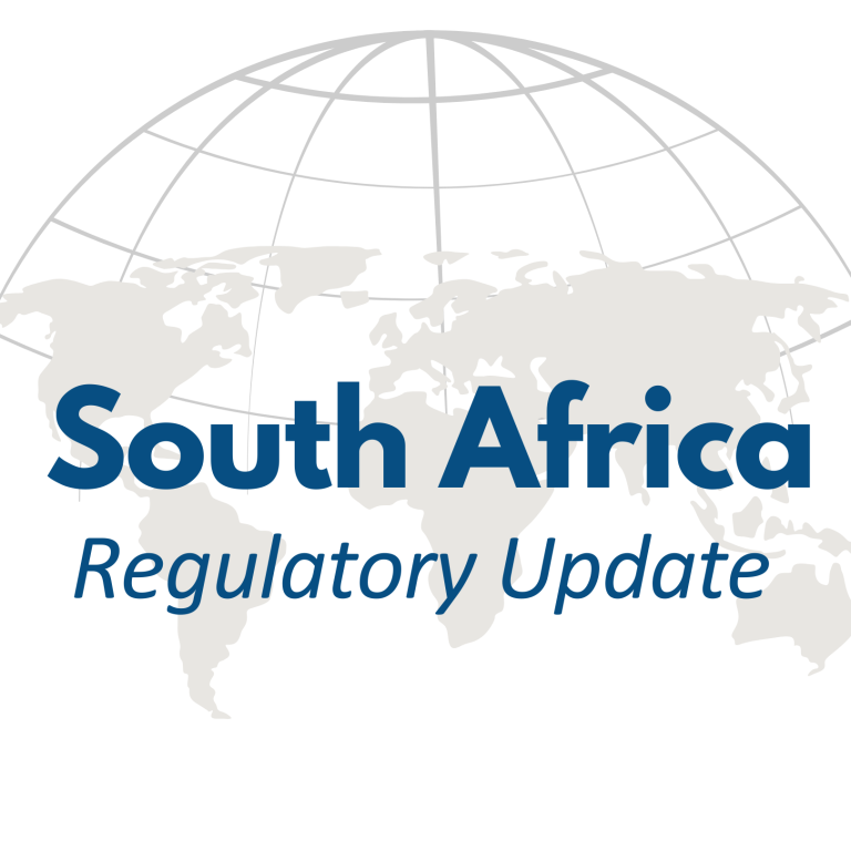 south africa regulatory update