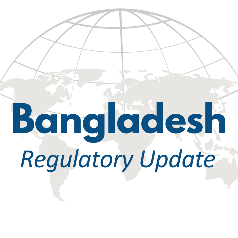 Bangladesh regulatory update