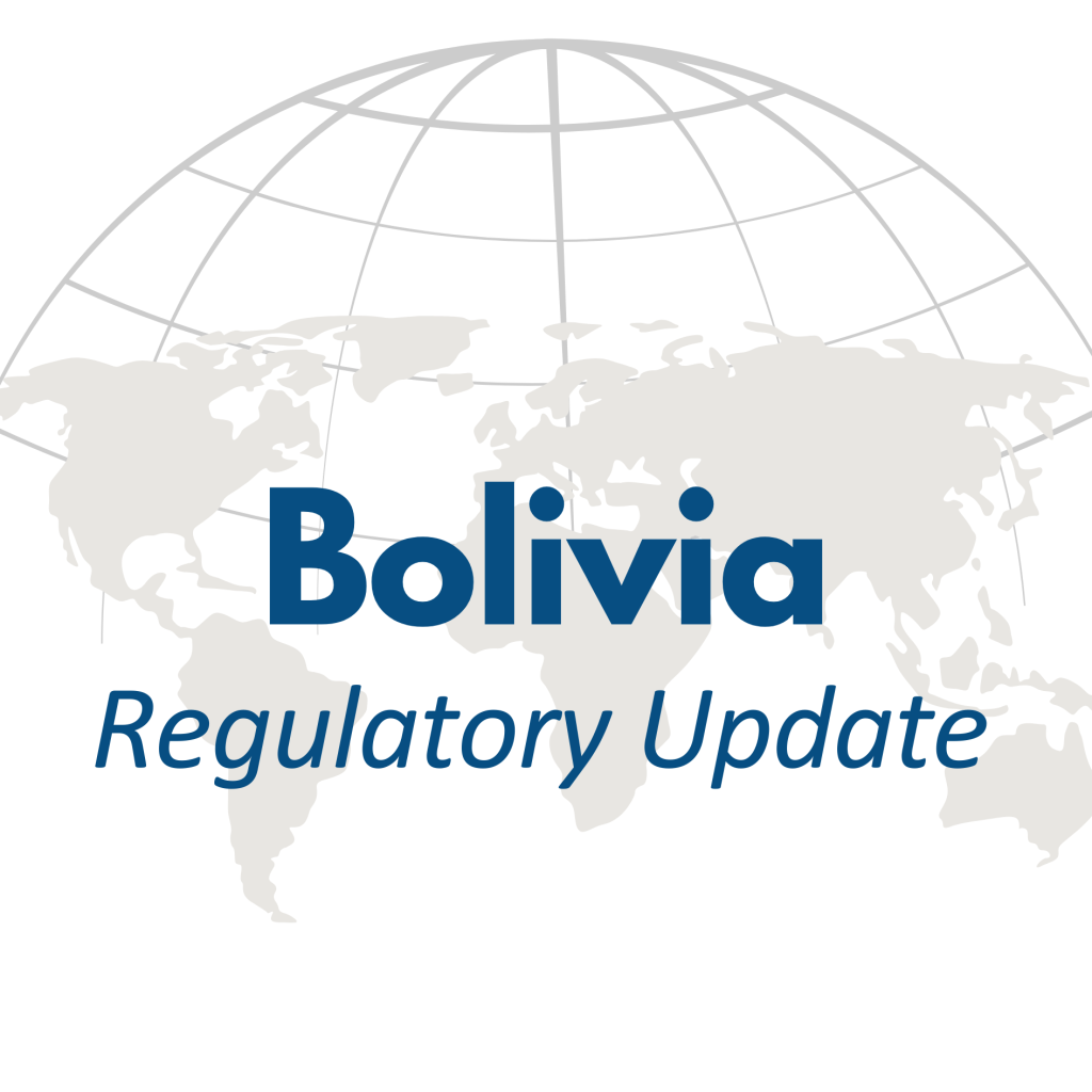 Bolivia: New Type Approval Regulation and Extension of TAC Validity