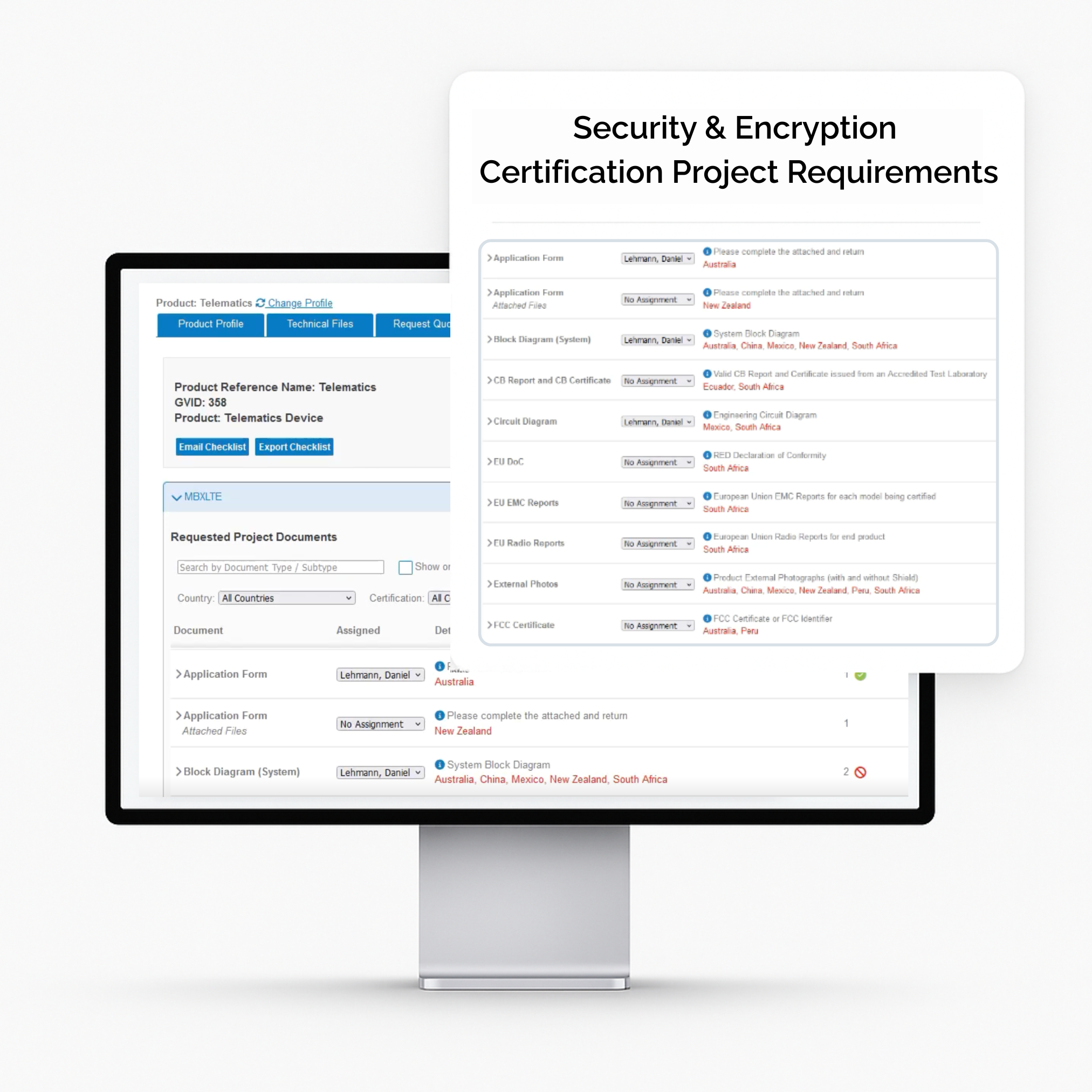 Access Manager platform outlining requirements for security and encryption project requirements, including specifications and compliance guidelines.