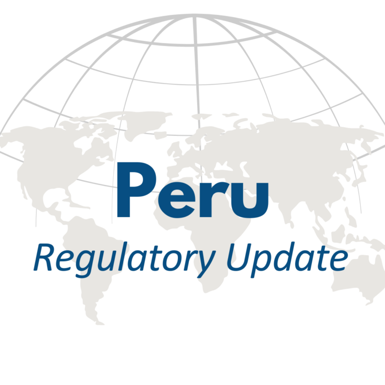 Peru regulatory update graphic