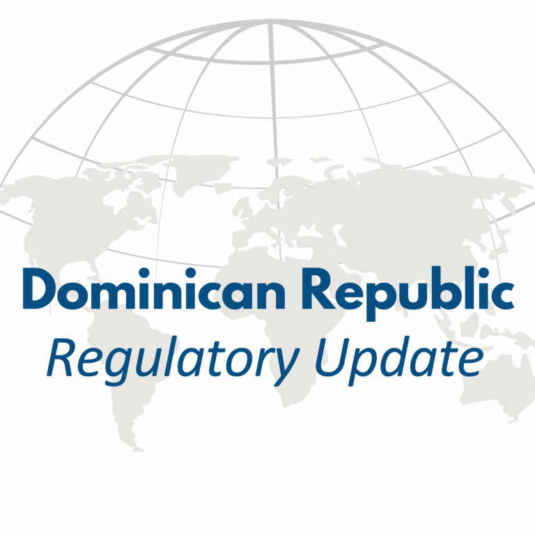 Dominican Republic regulatory update graphic