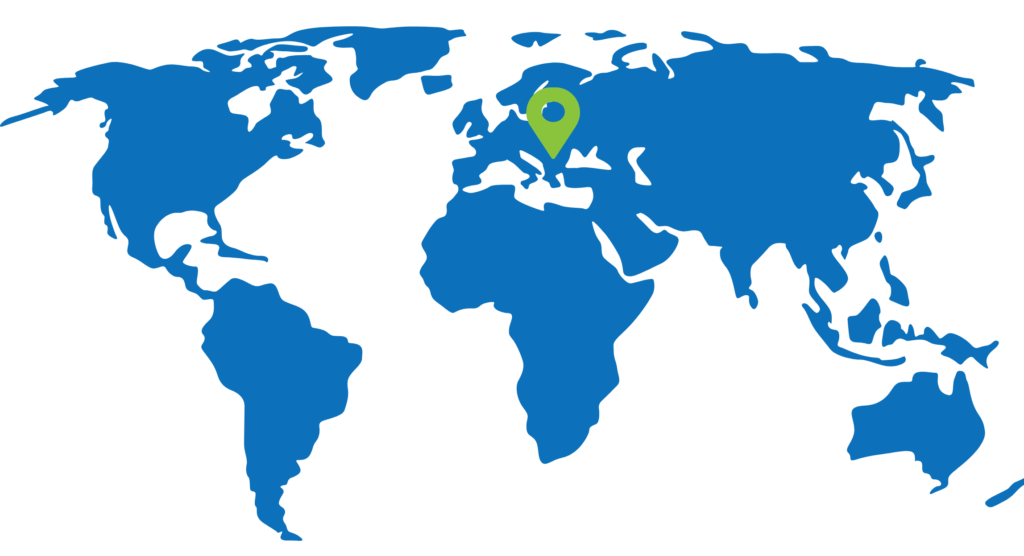 Moldova on world map