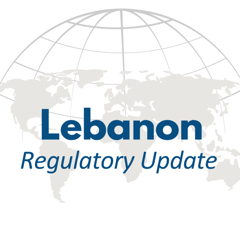 Lebanon regulatory update graphic