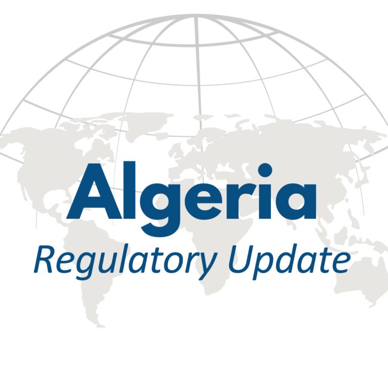 algeria regulatory update graphic