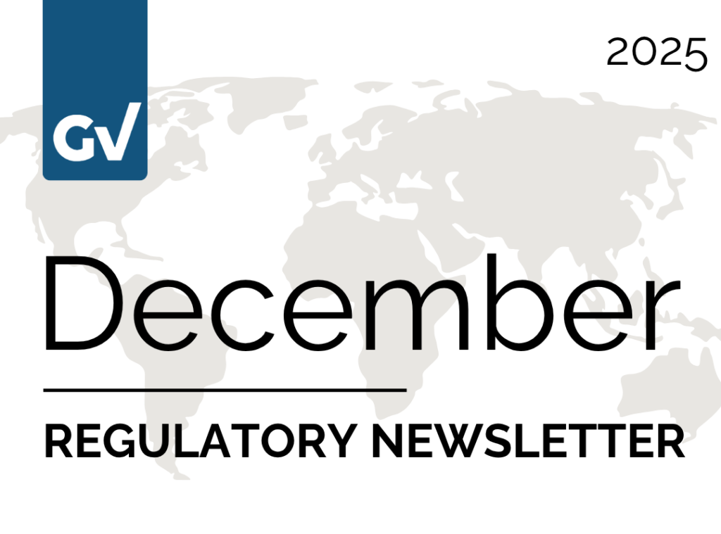 December 2025 Regulatory Newsletter