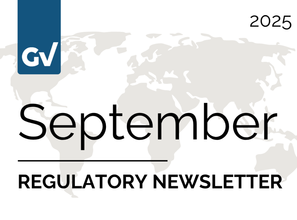 September 2025 Regulatory Newsletter